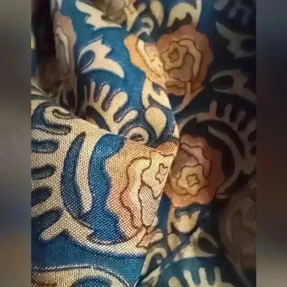 Reversible SILK OSFA Wrap Skirt - Picture 9 of 15